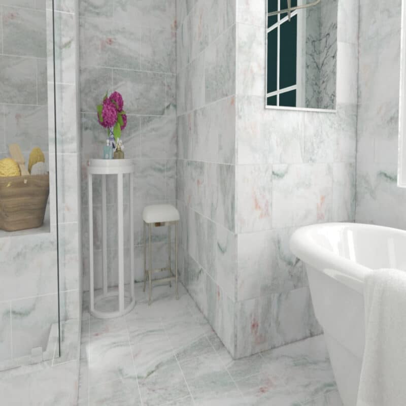 White Green Onyx Marble