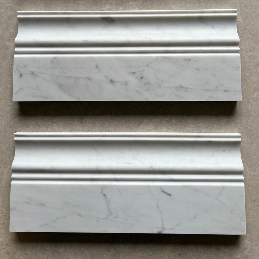 Bianco Carrara Honed Skirting