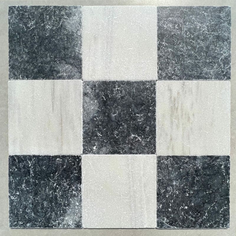 Di-Scacchi-Chequerboard-Tumbled-Marble-Kitchen-Tiles