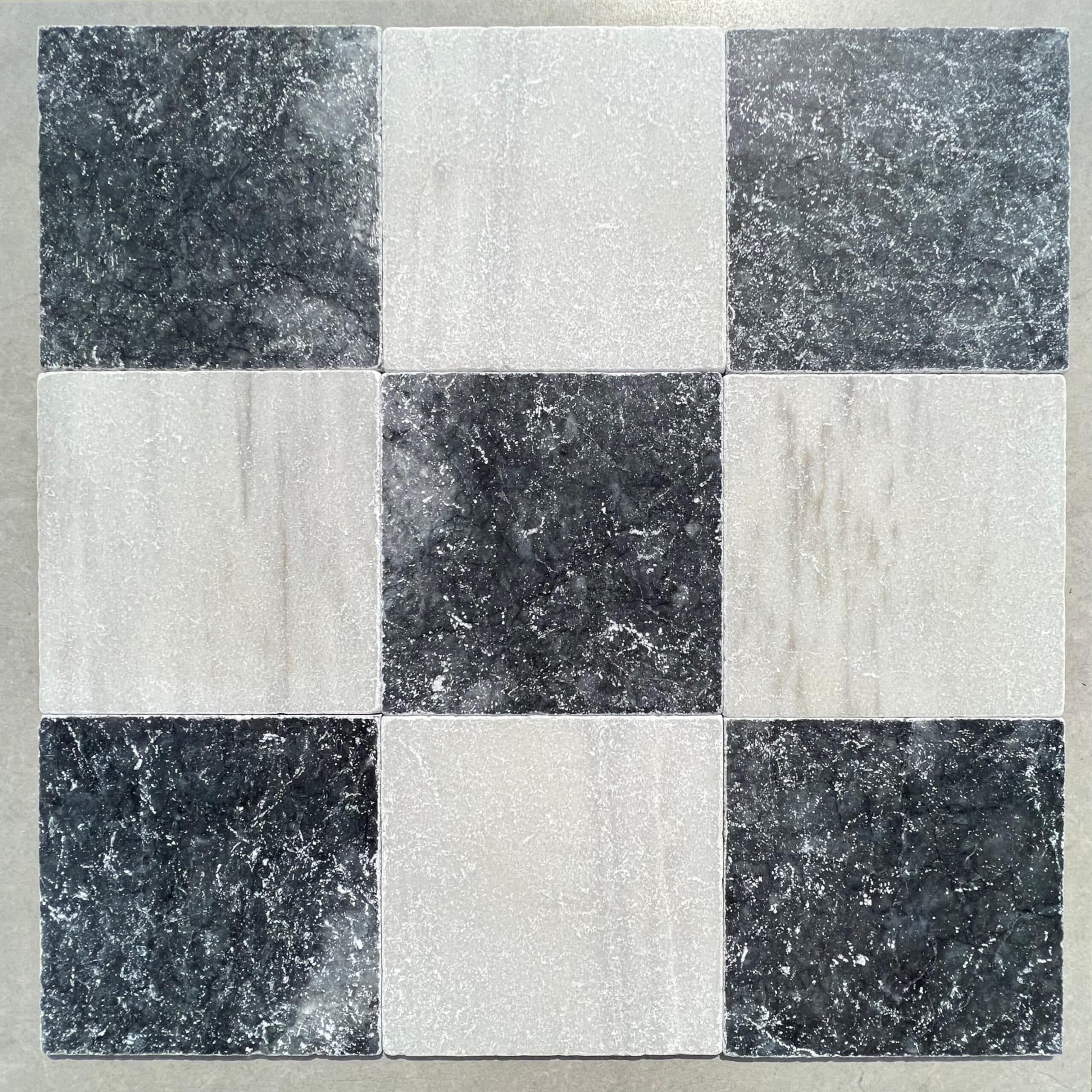Di-Scacchi-Chequerboard-Tumbled-Marble-Kitchen-Tiles