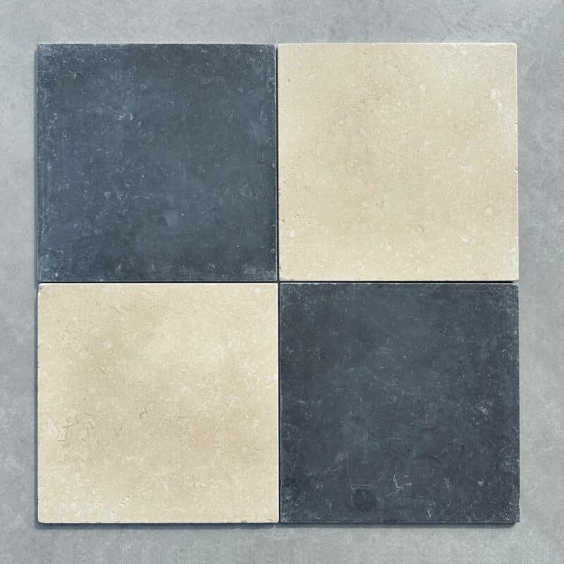 Lyon Di Scacchi Tumbled Limestone