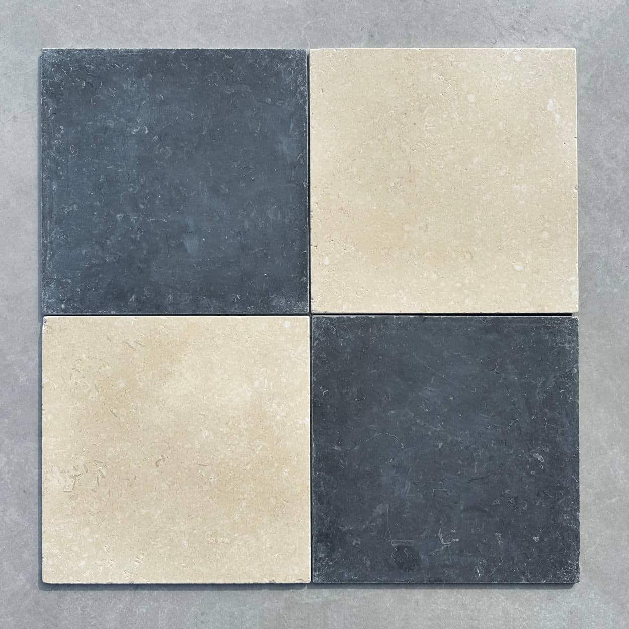Lyon Di Scacchi Tumbled Limestone